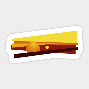 Tatooine sunset Sticker